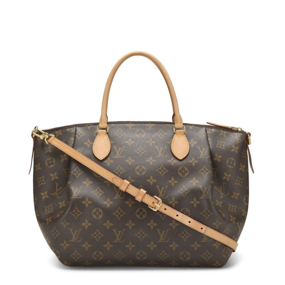 Louis Vuitton Brown Monogram Coated Canvas Turenne Gm (Authentic Pre-Loved)